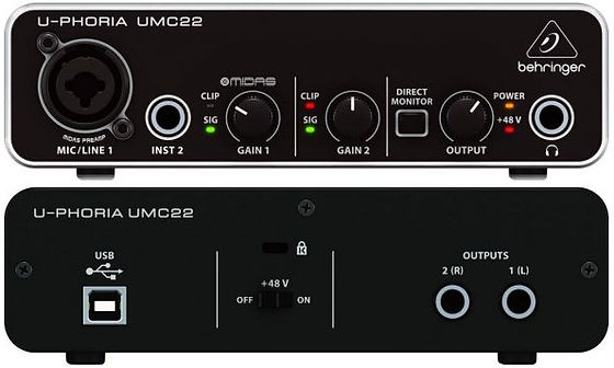 BEHRINGER UMC22 AUDIO INTERFACE Item | Buy BEHRINGER UMC22 AUDIO INTERFACE | SPOP Enterprise Global