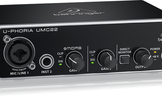 BEHRINGER UMC22 AUDIO INTERFACE Item | Buy BEHRINGER UMC22 AUDIO INTERFACE | SPOP Enterprise Global