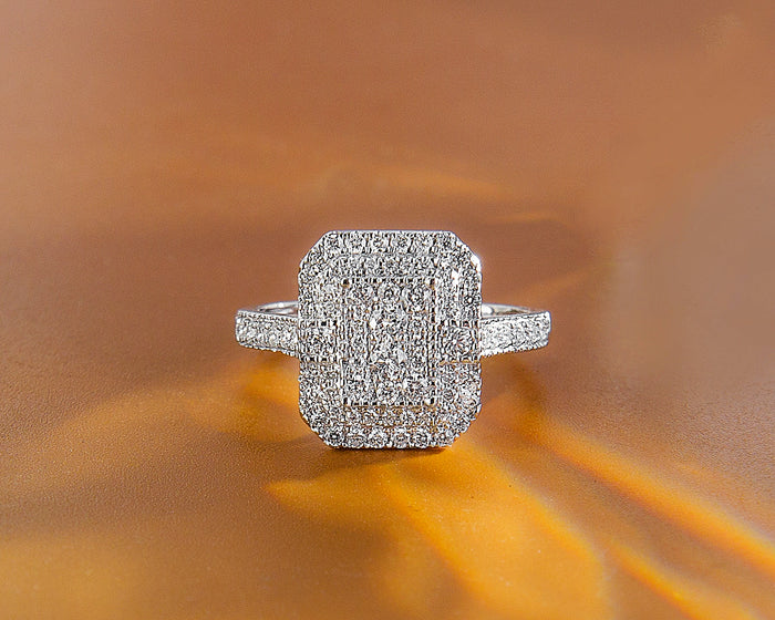 KIM 18KARAT WHITE GOLD DIAMOND ENGAGEMENT RING Item | Buy KIM 18KARAT WHITE GOLD DIAMOND ENGAGEMENT RING | SPOP Enterprise Global