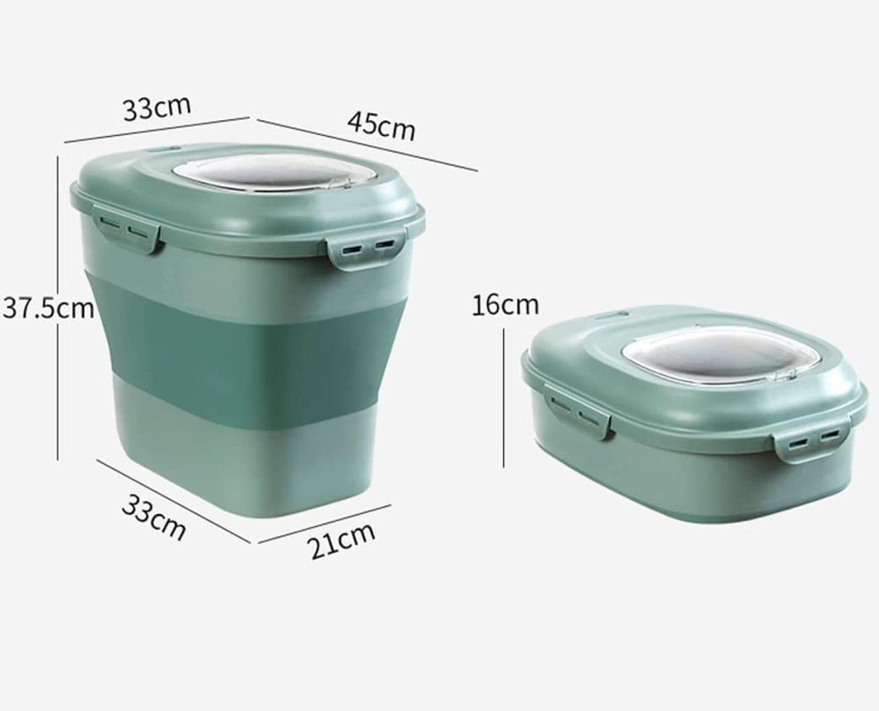 Collapsible Food Storage Container With Scooper Item | Buy Collapsible Food Storage Container With Scooper | SPOP Enterprise Global