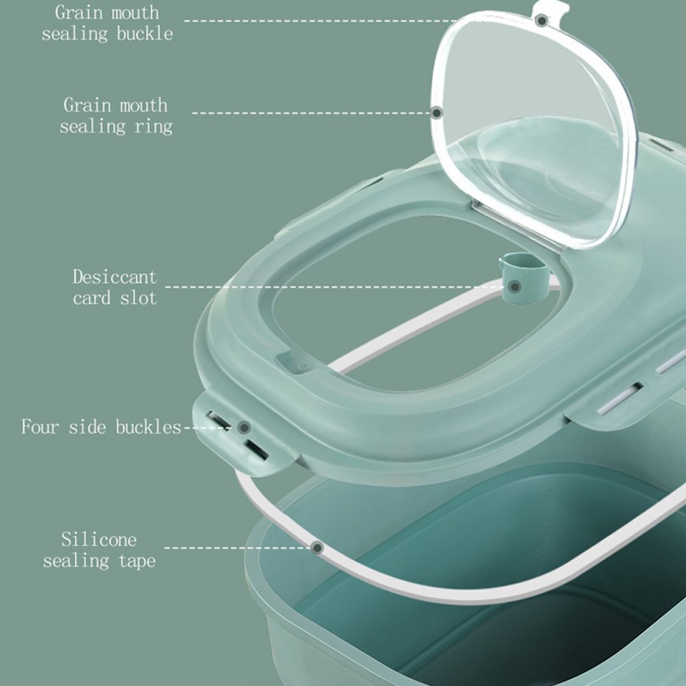 Collapsible Food Storage Container With Scooper Item | Buy Collapsible Food Storage Container With Scooper | SPOP Enterprise Global