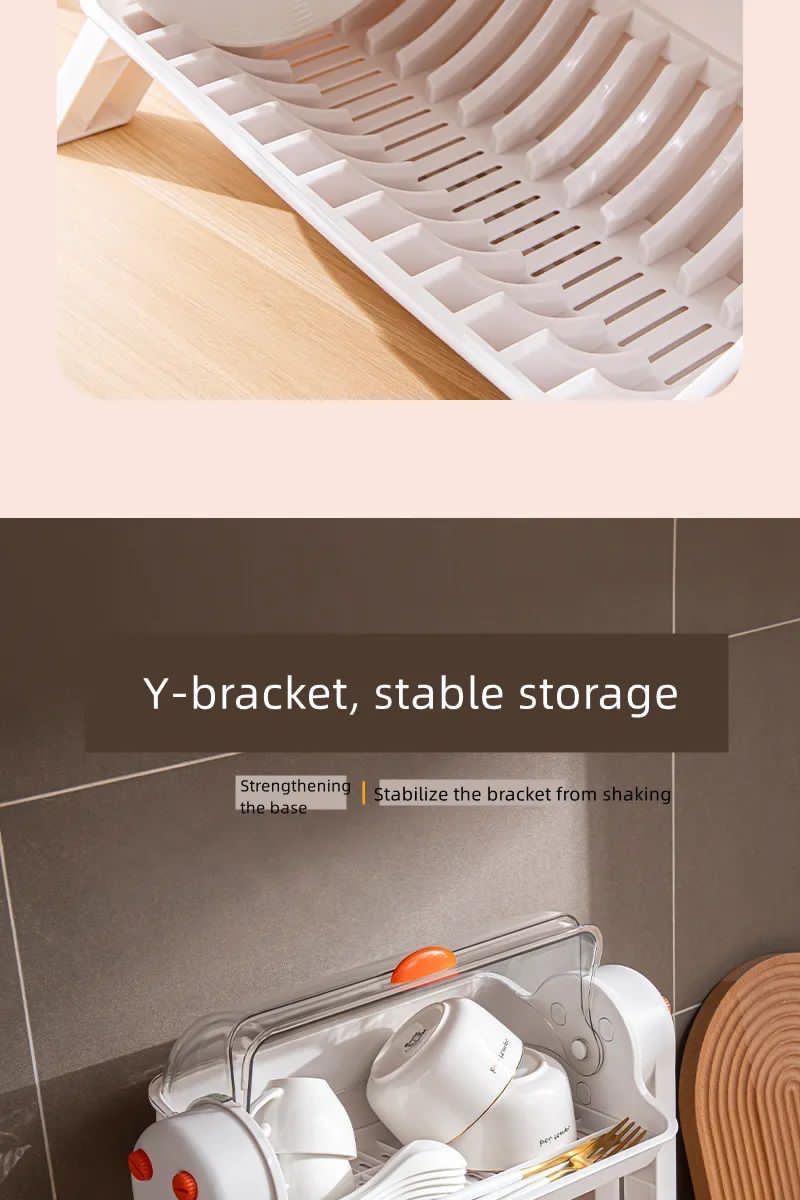 Household Storage And Draining Rack With Cover Item | Buy Household Storage And Draining Rack With Cover | SPOP Enterprise Global