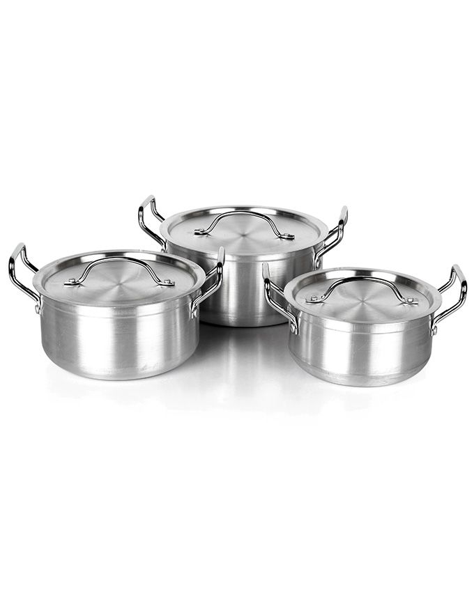 6PCS STAINLESS COOKWARE SET WITH METAL LID Item | Buy 6PCS STAINLESS COOKWARE SET WITH METAL LID | SPOP Enterprise Global