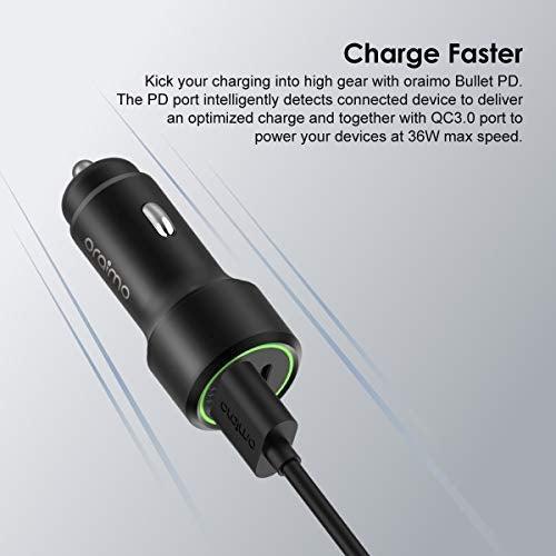 oraimo Bullet PD 36W Car Charger Item | Buy oraimo Bullet PD 36W Car Charger | SPOP Enterprise Global