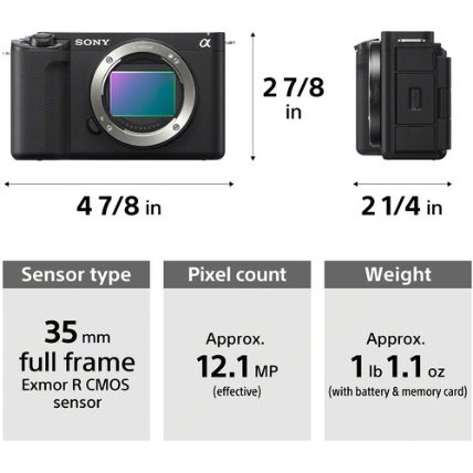 Sony ZV-E1 Mirrorless Camera (Black) Item | Buy Sony ZV-E1 Mirrorless Camera (Black) | SPOP Enterprise Global