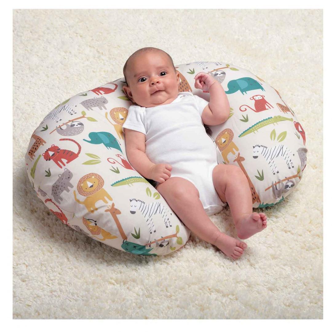 SPOP Enterprise Global Boppy Nursing Pillow and Positioner Neutral Jungle