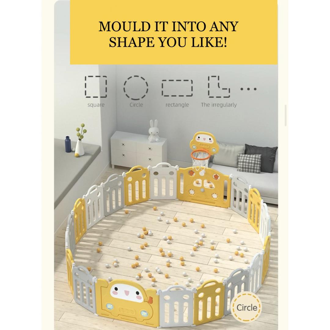 BUBBAS 16 Panel Playpen with Mat and Balls Item | Buy BUBBAS 16 Panel Playpen with Mat and Balls | SPOP Enterprise Global