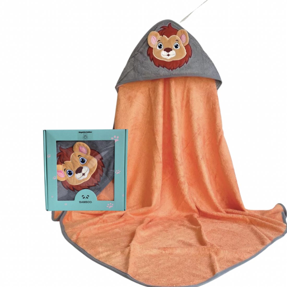 BUBBAS Bamboo Infant to Toddler Hooded Towel, Lion Item | Buy BUBBAS Bamboo Infant to Toddler Hooded Towel, Lion | SPOP Enterprise Global