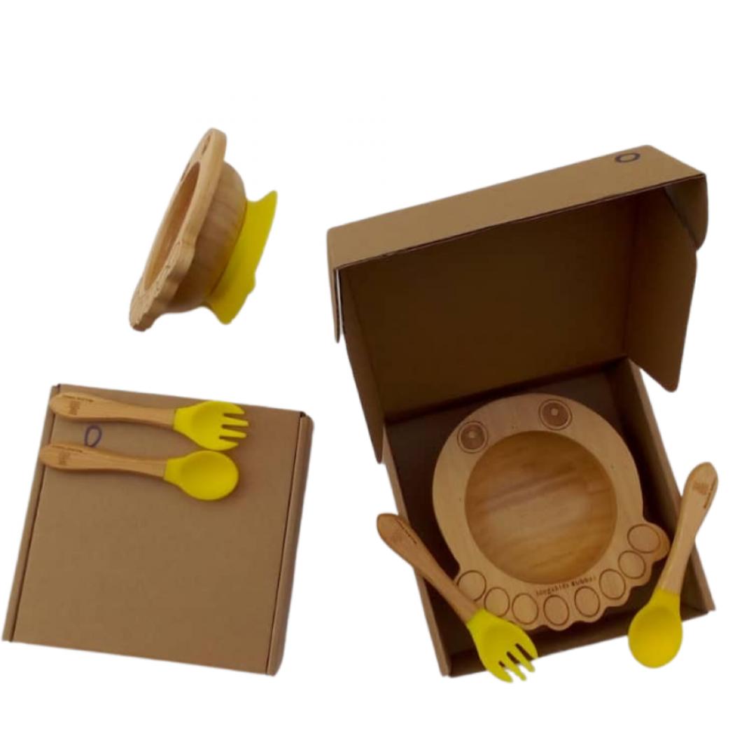 BUBBAS Bamboo Weaning Bowl Set, Paws Item | Buy BUBBAS Bamboo Weaning Bowl Set, Paws | SPOP Enterprise Global