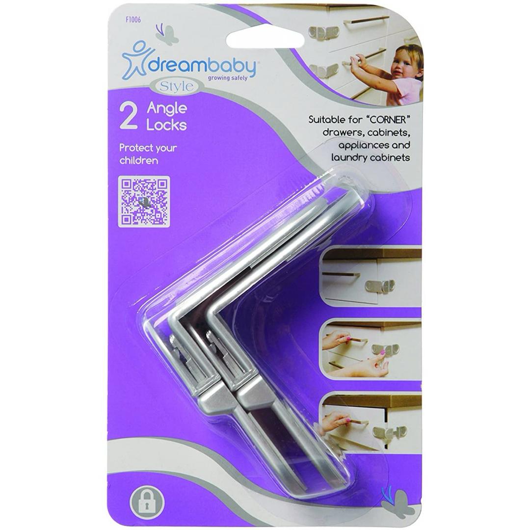Dreambaby 2Pack Angle Lock, Silver Item | Buy Dreambaby 2Pack Angle Lock, Silver | SPOP Enterprise Global
