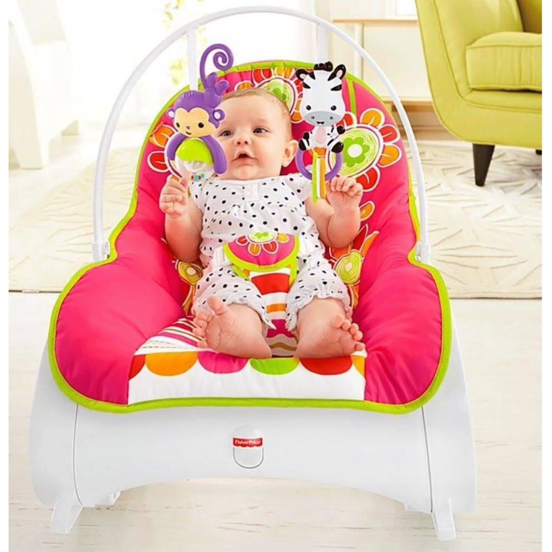 SPOP Enterprise Global Fisher Price Infant To Toddler Rocker Floral Confetti