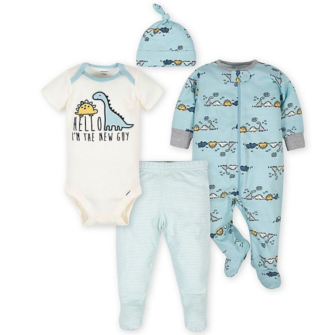 Gerber 3-Piece Boys Moose Coverall & Bodysuit Set Item | Buy Gerber 3-Piece Boys Moose Coverall & Bodysuit Set | SPOP Enterprise Global