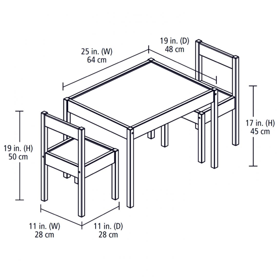Play Zone 3-Piece Kiddy Table & Chair Kids Set, Espresso Item | Buy Play Zone 3-Piece Kiddy Table & Chair Kids Set, Espresso | SPOP Enterprise Global