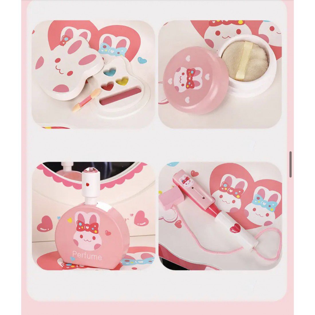 Kabei Rabbit Dressing Mirror and Chair Set Item | Buy Kabei Rabbit Dressing Mirror and Chair Set | SPOP Enterprise Global