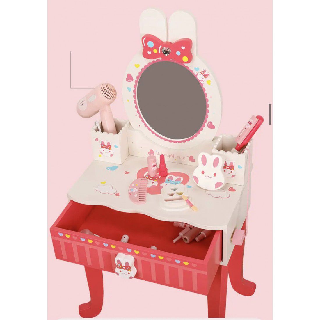 Kabei Rabbit Dressing Mirror and Chair Set Item | Buy Kabei Rabbit Dressing Mirror and Chair Set | SPOP Enterprise Global