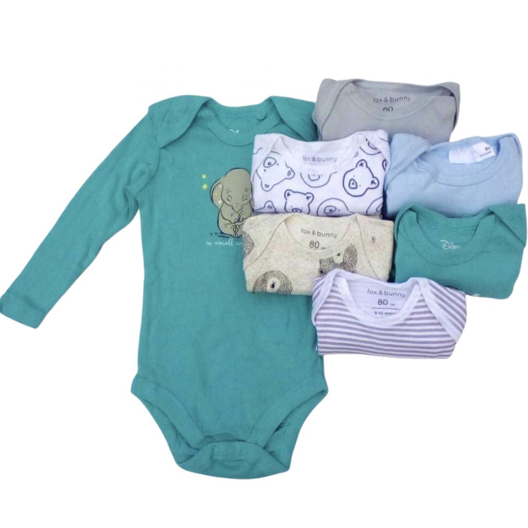 Long Sleeve Bodysuit, 7 Pack 9-12months Item | Buy Long Sleeve Bodysuit, 7 Pack 9-12months | SPOP Enterprise Global