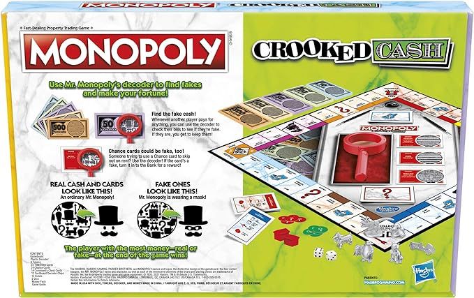 Monopoly Crooked Cash Board Game Item | Buy Monopoly Crooked Cash Board Game | SPOP Enterprise Global