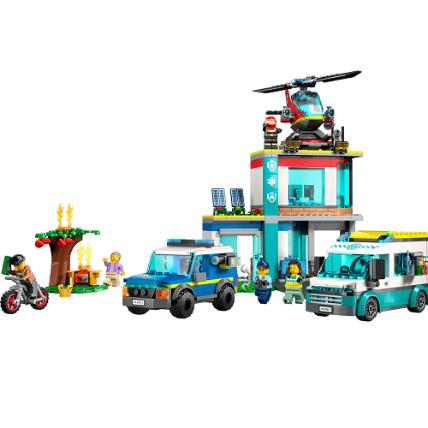 LEGO City Emergency Vehicles HQ 60371 Item | Buy LEGO City Emergency Vehicles HQ 60371 | SPOP Enterprise Global
