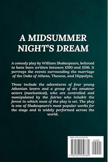 A Mid Summer Night’s Dream Item | Buy A Mid Summer Night’s Dream | SPOP Enterprise Global