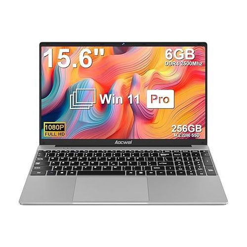 AOCWEI Laptop Windows 11 Intel Celeron 6GB+256GB SSD 15.6-inch 1920*1080 2.4G+5G WiFi +mouse Item | Buy AOCWEI Laptop Windows 11 Intel Celeron 6GB+256GB SSD 15.6-inch 1920*1080 2.4G+5G WiFi +mouse | SPOP Enterprise Global