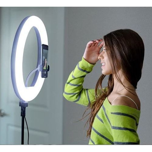 Automatic Led Ringlight 10 Inches + Stand And Phone Holder Item | Buy Automatic Led Ringlight 10 Inches + Stand And Phone Holder | SPOP Enterprise Global