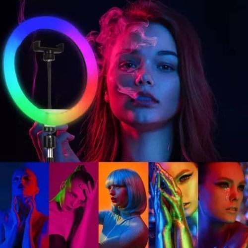 RGB 14 Inches Selfie Ring Light With Stand Item | Buy RGB 14 Inches Selfie Ring Light With Stand | SPOP Enterprise Global