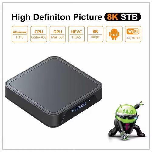 TV98 Pro Android 14.0 TV Box With Bluetooth Voice Remote Item | Buy TV98 Pro Android 14.0 TV Box With Bluetooth Voice Remote | SPOP Enterprise Global