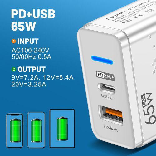 65W Super Fast Charger Adaptive Charging For Android& Iphone Item | Buy 65W Super Fast Charger Adaptive Charging For Android& Iphone | SPOP Enterprise Global
