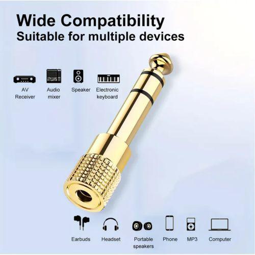4pcs 3.5mm Jack To 6.5mm Adapter Plug Audio Converter Item | Buy 4pcs 3.5mm Jack To 6.5mm Adapter Plug Audio Converter | SPOP Enterprise Global