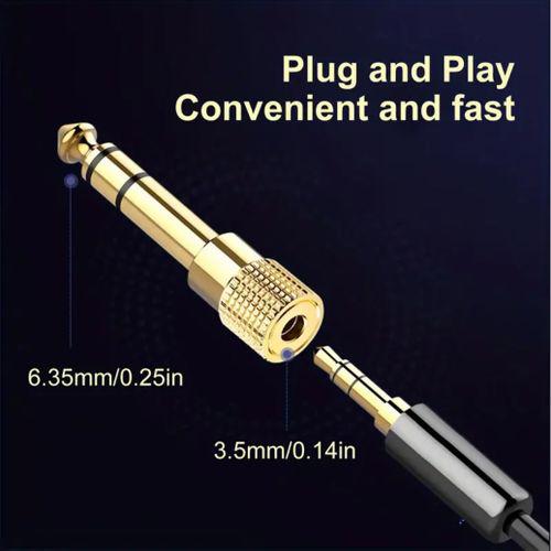 4pcs 3.5mm Jack To 6.5mm Adapter Plug Audio Converter Item | Buy 4pcs 3.5mm Jack To 6.5mm Adapter Plug Audio Converter | SPOP Enterprise Global