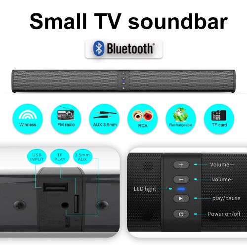 Home Theater Speaker,Bluetooth 5.0 Subwoofer Soundbar -Black Item | Buy Home Theater Speaker,Bluetooth 5.0 Subwoofer Soundbar -Black | SPOP Enterprise Global