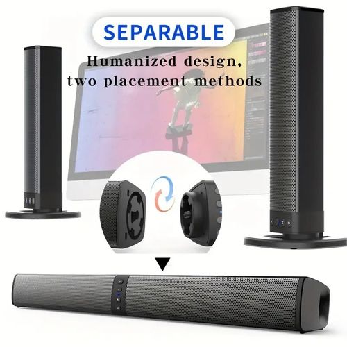 Home Theater Speaker,Bluetooth 5.0 Subwoofer Soundbar -Black Item | Buy Home Theater Speaker,Bluetooth 5.0 Subwoofer Soundbar -Black | SPOP Enterprise Global