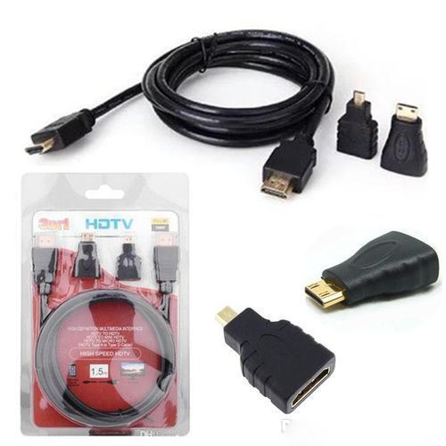 Mini Hdmi 2Av HDTV 3 IN 1 HDMI Cable Micro HDMI Adaptor Mini HDMI HDMI To HDMI Cable Item | Buy Mini Hdmi 2Av HDTV 3 IN 1 HDMI Cable Micro HDMI Adaptor Mini HDMI HDMI To HDMI Cable | SPOP Enterprise Global