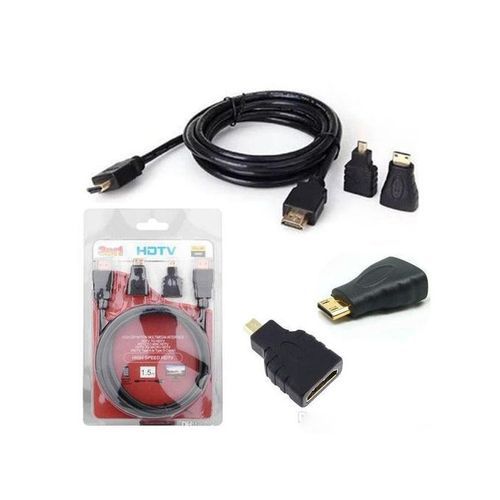 Mini Hdmi 2Av HDTV 3 IN 1 HDMI Cable Micro HDMI Adaptor Mini HDMI HDMI To HDMI Cable Item | Buy Mini Hdmi 2Av HDTV 3 IN 1 HDMI Cable Micro HDMI Adaptor Mini HDMI HDMI To HDMI Cable | SPOP Enterprise Global