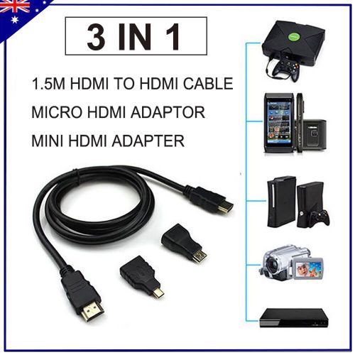 Mini Hdmi 2Av HDTV 3 IN 1 HDMI Cable Micro HDMI Adaptor Mini HDMI HDMI To HDMI Cable Item | Buy Mini Hdmi 2Av HDTV 3 IN 1 HDMI Cable Micro HDMI Adaptor Mini HDMI HDMI To HDMI Cable | SPOP Enterprise Global
