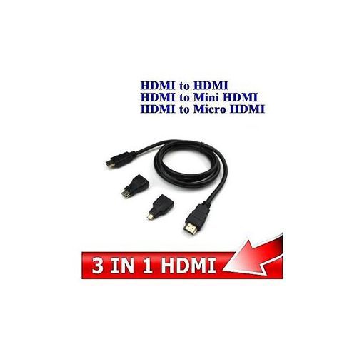 Mini Hdmi 2Av HDTV 3 IN 1 HDMI Cable Micro HDMI Adaptor Mini HDMI HDMI To HDMI Cable Item | Buy Mini Hdmi 2Av HDTV 3 IN 1 HDMI Cable Micro HDMI Adaptor Mini HDMI HDMI To HDMI Cable | SPOP Enterprise Global
