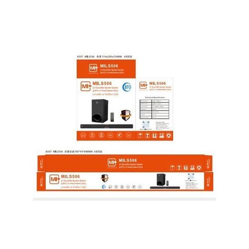 Mi+ Powerful Sound Bar: Bluetooth, AUX & USB- PMPO 60W Item | Buy Mi+ Powerful Sound Bar: Bluetooth, AUX & USB- PMPO 60W | SPOP Enterprise Global