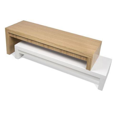 TV STAND - 2 IN 1 WOODEN TV SHELF BROWN AND WHITE Item | Buy TV STAND - 2 IN 1 WOODEN TV SHELF BROWN AND WHITE | SPOP Enterprise Global