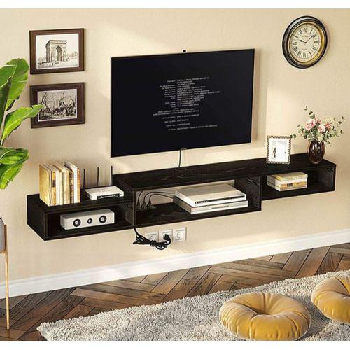 3box Long DVD/AUDIO Floating Shelf With Storage( Black) Item | Buy 3box Long DVD/AUDIO Floating Shelf With Storage( Black) | SPOP Enterprise Global