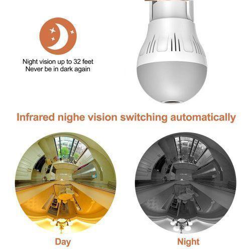 Camera CCTV 360 Degree WiFi Wireless Lamp Hidden Camera Item | Buy Camera CCTV 360 Degree WiFi Wireless Lamp Hidden Camera | SPOP Enterprise Global
