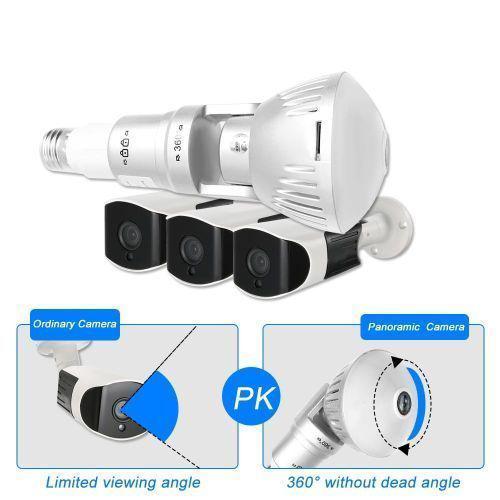 Camera CCTV 360 Degree WiFi Wireless Lamp Hidden Camera Item | Buy Camera CCTV 360 Degree WiFi Wireless Lamp Hidden Camera | SPOP Enterprise Global