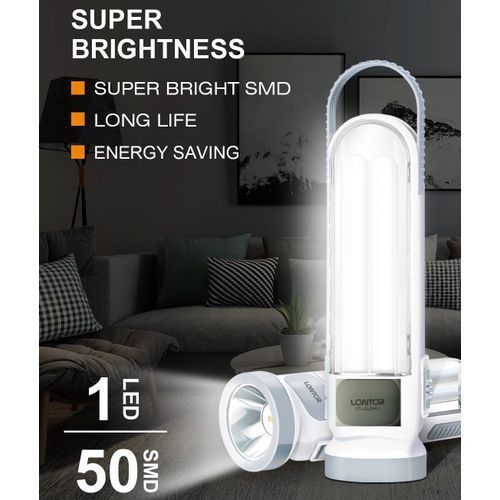 Lontor Rechargeable Torch Light Side Lamp CTL-EL094U Item | Buy Lontor Rechargeable Torch Light Side Lamp CTL-EL094U | SPOP Enterprise Global