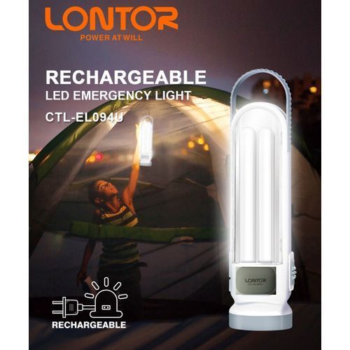 Lontor Rechargeable Torch Light Side Lamp CTL-EL094U Item | Buy Lontor Rechargeable Torch Light Side Lamp CTL-EL094U | SPOP Enterprise Global