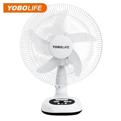 YOBOLIFE AC 12v DC Rechargeable 12 Inch Solar Table Fan With Solar Panel & Led Bulb Lights & USB Ports Item | Buy YOBOLIFE AC 12v DC Rechargeable 12 Inch Solar Table Fan With Solar Panel & Led Bulb Lights & USB Ports | SPOP Enterprise Global