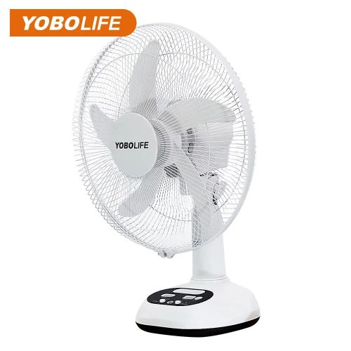 YOBOLIFE AC 12v DC Rechargeable 12 Inch Solar Table Fan With Solar Panel & Led Bulb Lights & USB Ports Item | Buy YOBOLIFE AC 12v DC Rechargeable 12 Inch Solar Table Fan With Solar Panel & Led Bulb Lights & USB Ports | SPOP Enterprise Global