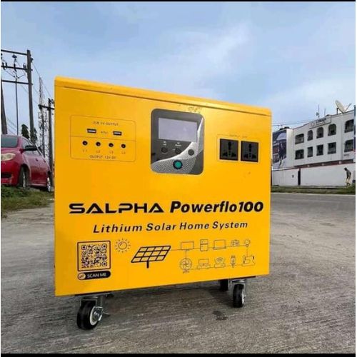 Salpha Energy Rechargeable Powerflo100 Portable Solar Generator & Inverter Item | Buy Salpha Energy Rechargeable Powerflo100 Portable Solar Generator & Inverter | SPOP Enterprise Global