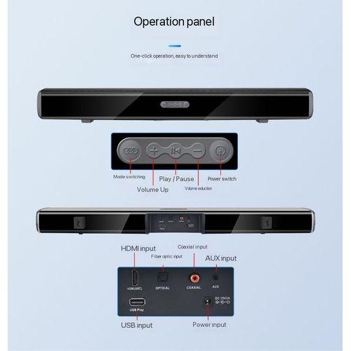 Qsonic Home Theater Argon Bluetooth SoundBar With External Woofer Item | Buy Qsonic Home Theater Argon Bluetooth SoundBar With External Woofer | SPOP Enterprise Global