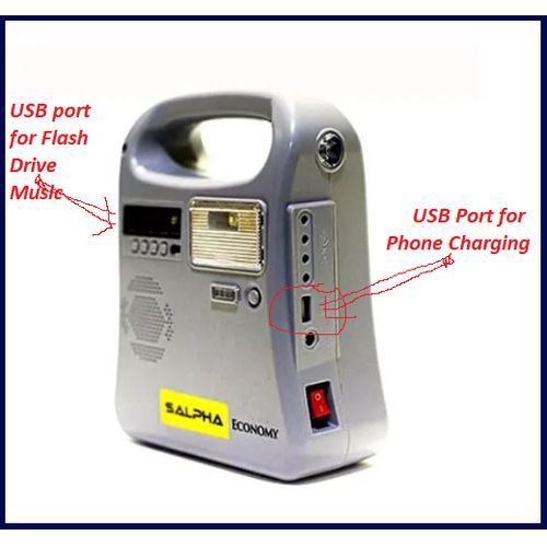 Salpha Energy 6000mAh/10Watts Economy Solar Lighting System Kit - 3Bulbs Item | Buy Salpha Energy 6000mAh/10Watts Economy Solar Lighting System Kit - 3Bulbs | SPOP Enterprise Global