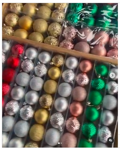 16pcs Christmas Tree Glitter Ornament Ball Decor Item | Buy 16pcs Christmas Tree Glitter Ornament Ball Decor | SPOP Enterprise Global