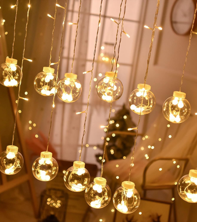 Christmas Bulb LED Curtain Light Item | Buy Christmas Bulb LED Curtain Light | SPOP Enterprise Global